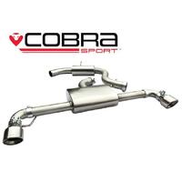 VW Golf GTI (Mk6) 2.0 TSI (5K) (09-12) Cat Back Performance Exhaust (Non Resonated, TP38)