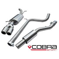 VW Polo GTI (6R) 1.4 TSI (10-14) Cat-Back Performance Exhaust (Non Resonated, YTP7)