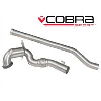 VW Golf R (Mk7) 2.0 TSI (5G) (12-18) Front Downpipe Performance Exhaust (De-Cat)