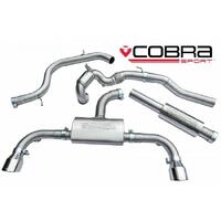 VW Golf GTI (Mk7) 2.0 TSI (5G) (12-17) Turbo Back Performance Exhaust (Sports Catalyst, Resonated)