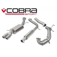 VW Polo GTI (6C) 1.8 TSI (15-17) Turbo Back Performance Exhaust (Sports Catalyst, Resonated)