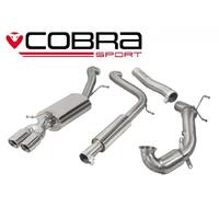 VW Polo GTI (6C) 1.8 TSI (15-17) Turbo Back Performance Exhaust (Sports Catalyst, Non Resonated)