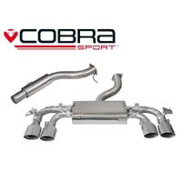 VW Golf R (Mk7) 2.0 TSI (5G) (12-18) Cat Back Performance Exhaust (Non Resonated, Valved)