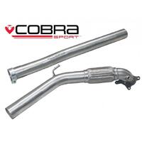 VW Scirocco R 2.0 TSI (09-18) Sports Cat / De-Cat Front Downpipe Performance Exhaust (Sports Catalyst)
