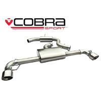 VW Scirocco R 2.0 TSI (09-18) Cat Back Performance Exhaust (Non-Resonated, TP34)