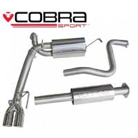 Holden Astra GTC 1.6 Turbo (11-19) Cat Back Performance Exhaust (Non Resonated, TP108-CF (Carbon Fibre))
