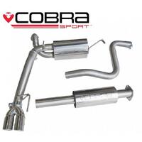 Holden Astra GTC 1.6 Turbo (11-19) Cat Back Performance Exhaust (Non Resonated, TP67)