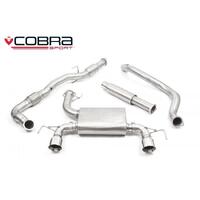 Holden Corsa D VXR Nurburgring (10-14) Turbo Back Performance Exhaust (De-Cat, Non Resonated, TP38-BLK)
