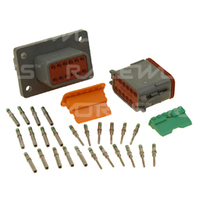 Raceworks Deutsch DT Flange Mount 12-Way Connector Kit  CPS-184