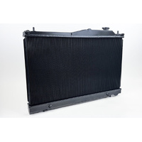 CSF Racing 2-Row 42mm Race Spec Aluminium Radiator Black Finish Subaru WRX VB/VN 22+