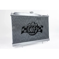 CSF Racing 2-Row 42mm Race Spec Aluminium Radiator - Raw Nissan Skyline R32 GTS/GT-R (RB20/RB26)