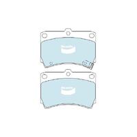 Bendix General CT Brake Pad Set Front for Festiva 94-01/Laser 90-94 (DB1158GCT)