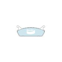 Bendix General CT Brake Pad Set Rear for Applause 89-97/Laser 90-93 (DB1180GCT)