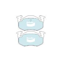 Bendix General CT Brake Pad Set Rear for Xsara 97-05/205 87-98 (DB1301GCT)