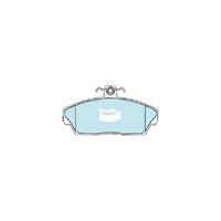 Bendix 4x4 Brake Pad Set Front for Freelander 98-06 (DB1360-4)