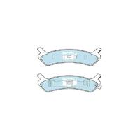 Bendix General CT Brake Pad Set Rear for Sonata 90-98/Laguna 95-01 (DB1369GCT)