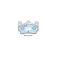 Bendix Euro Brake Pad Set Rear for Q7 06-15/Cayenne 02-17 (DB1677EU)