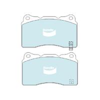 Bendix General CT Brake Pad Set Front for Commodore 06-13 (DB1678GCT)