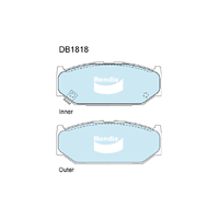 Bendix General CT Brake Pad Set Front for Swift 05-17 (DB1818GCT)