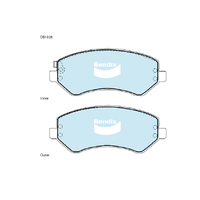 Bendix 4x4 Brake Pad Set Front for Cherokee 01-08 (DB1828-4)