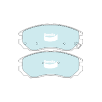 Bendix General CT Brake Pad Set Front for Tiburon 02-09 (DB1863GCT)