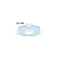 Bendix Euro Brake Pad Set Rear for Viano 04-14/Vito 03-14 (DB1966EU)