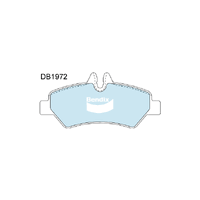 Bendix Heavy Duty Brake Pad Set Rear for Sprinter 06-09/Crafter 06-17 (DB1972HD)