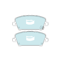 Bendix General CT Brake Pad Set Front for Civic 05-12 (DB2212GCT)