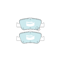 Bendix General CT Brake Pad Set Rear(DB2231GCT)