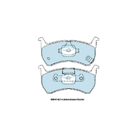 Bendix General CT Brake Pad Set Front for 626 83-87/Telstar 85-87 (DB414GCT)