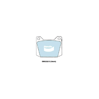 Bendix General CT Brake Pad Set Front for Falcon 65-66 (DB525GCT)