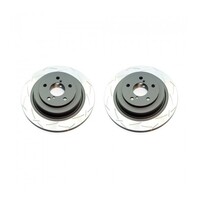 DBA DBA2659S-10 Street Series 2x T2 Slotted Rear Rotors FOR WRX 08-18/FXT 08-13/86 GT