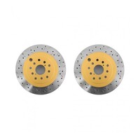 DBA DBA42656XS-10 Clubspec 4000 2x XS Cross-Drilled/Slotted Rear Rotors FOR STi 08-20