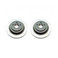 DBA DBA4654S-10 Clubspec 4000 2x T3 Slotted Front Rotors FOR STi 02-18/LGT STi 06-09
