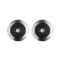 DBA DBA655S-10 Street Series 2x T2 Slotted Rear Rotors FOR STi 02-07/Liberty GT STi 06-09