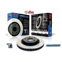 DBA803S Street Series 2x T2 Slotted Rear Rotors FOR Audi A1/A3/VW Golf/Polo 97-18