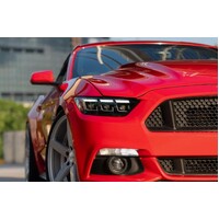 Tri-LED DRL Dynamic LED Headlights for 2015-2017 Ford Mustang GT350 GT500 head lights