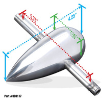 DEI Air Intake Bulb  1.75" - Bulb & Legs Only 080117