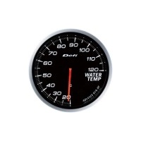 DEFI ADVANCE BF WATER TEMP GAUGE - 120C (60MM) - WHITE