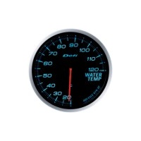 DEFI ADVANCE BF WATER TEMP GAUGE - 120C (60MM) - BLUE