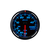 DEFI RACER BOOST GAUGE 52MM HIGH BOOST MODEL 45PSI-BLUE