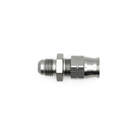 Deatschwerks 6AN Male Flare to 3/8" Hardline Compression Adapter w/Olive Insert