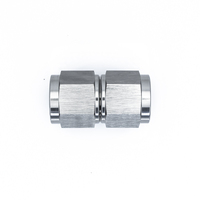 Deatschwerks Titanium Straight 8AN to 8AN Female Flare Swivel Coupler