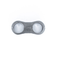 Deatschwerks Titanium Billet Dual Hose Separator to Suit -8 PTFE and -6 CPE Hose (12.7mm Clamp ID)
