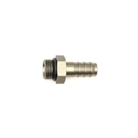 Deatschwerks 8AN ORB Male to 1/2" Male Triple Barb Fitting w/O-Ring