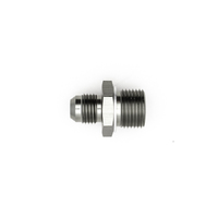 Deatschwerks 6AN Male Flare to M18 X 1.5 Male Metric Adapter w/Crush Washer