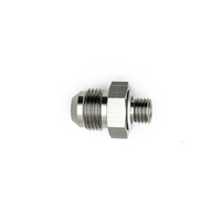 Deatschwerks 8AN Male Flare to M12 X 1.5 Male Metric Adapter w/Crush Washer
