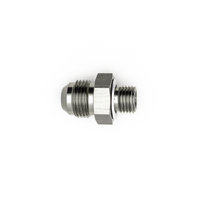 Deatschwerks 8AN Male Flare to M14 X 1.5 Male Metric Adapter w/Crush Washer