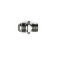 Deatschwerks 8AN Male Flare to M16 X 1.5 Male Metric Adapter w/Crush Washer