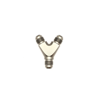 Deatschwerks 6AN Male Flare and 6AN to 6AN Male Flare Y Block Fitting